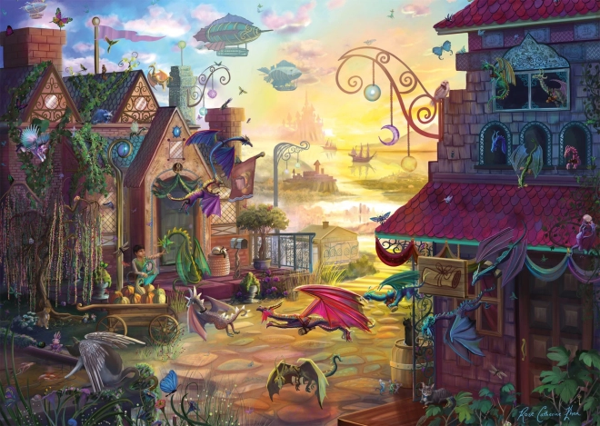 Puzzle Dračí pošta 1000 dílků