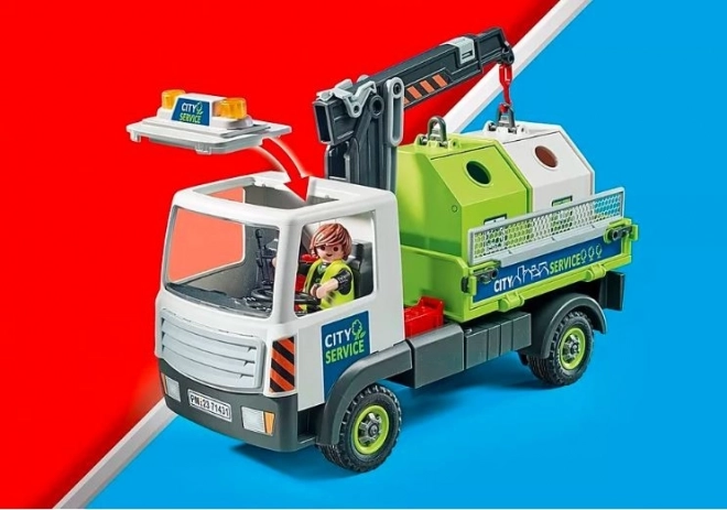 Kamion s kontejnery na sklo City Action 71431