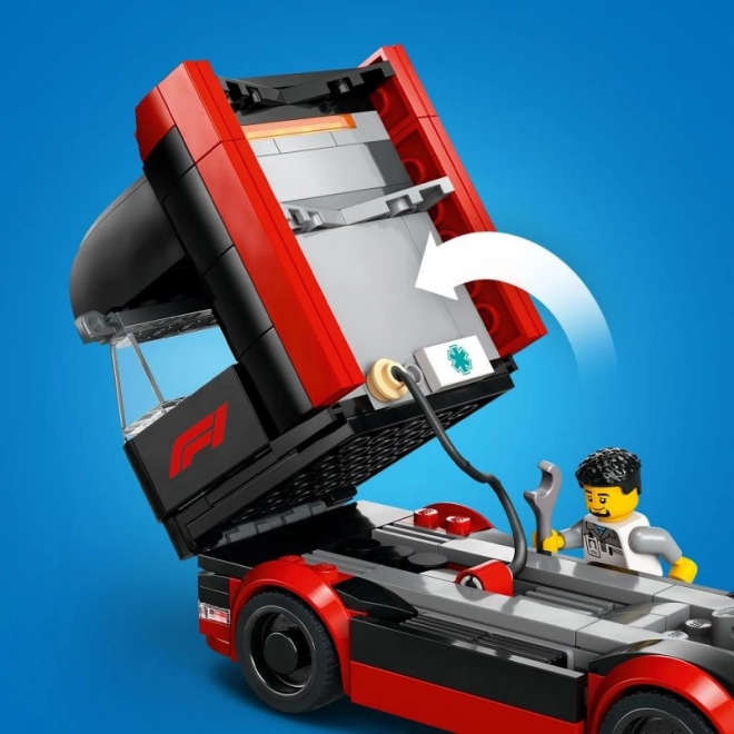 LEGO City F1 kamion s formulemi