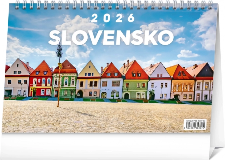 Stolní kalendář Slovensko 2026