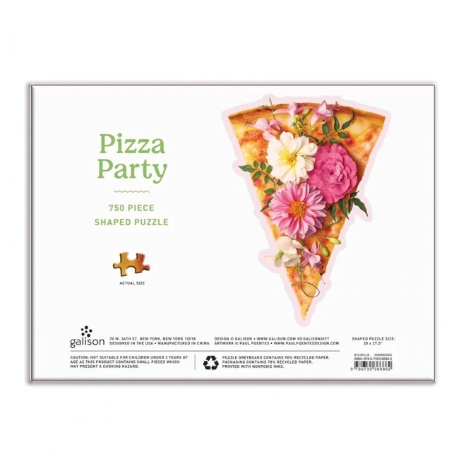 Puzzle Pizza párty Galison 750 dílků