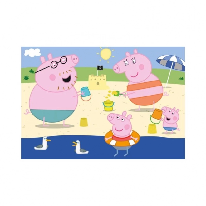Peppa Pig: Na dovolené puzzle