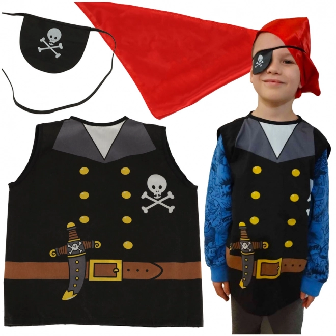 Kostým pirát pro děti 3-8 let