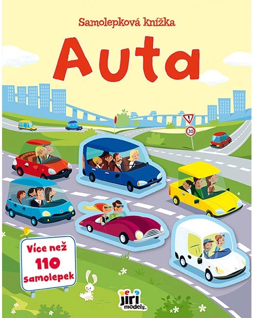 Samolepková knížka s motivem Auta