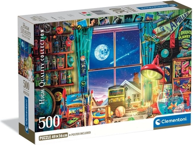 Clementoni puzzle cesta na Měsíc 500 dílků