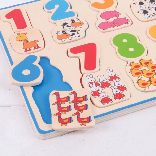 Počítací puzzle Bigjigs Toys