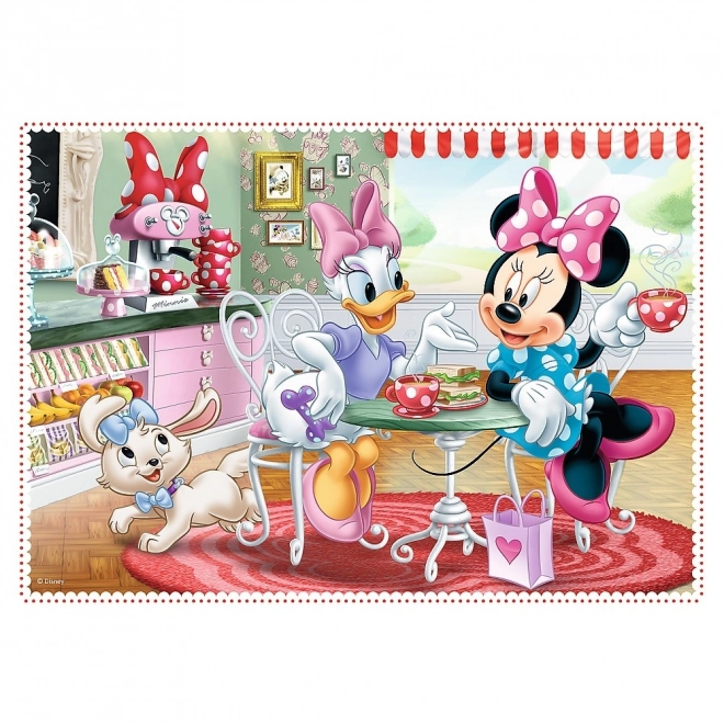 Puzzle 4v1 Minnie s přáteli