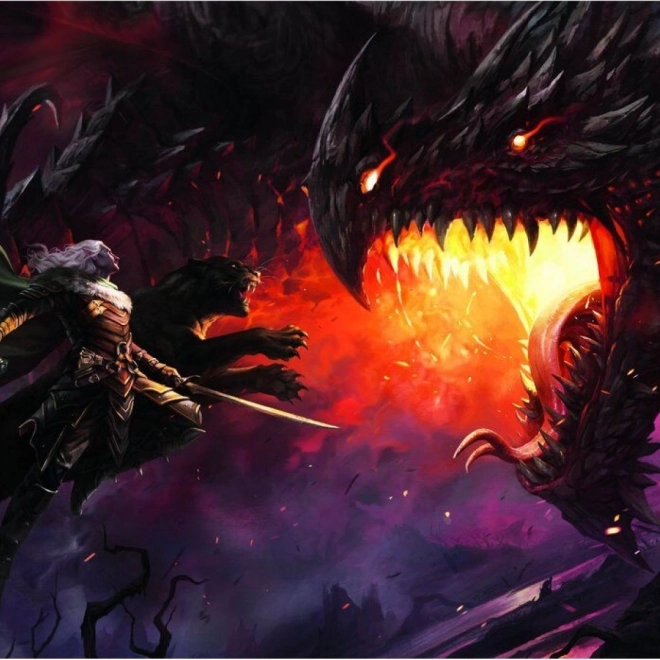 Clementoni puzzle Dungeons&Dragons: Z očí do očí 1000 dílků