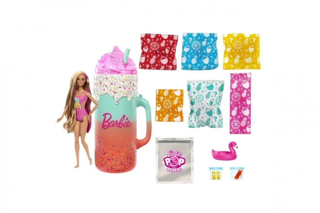 Panenka Barbie Pop Reveal Dárková sada Tropické smoothie