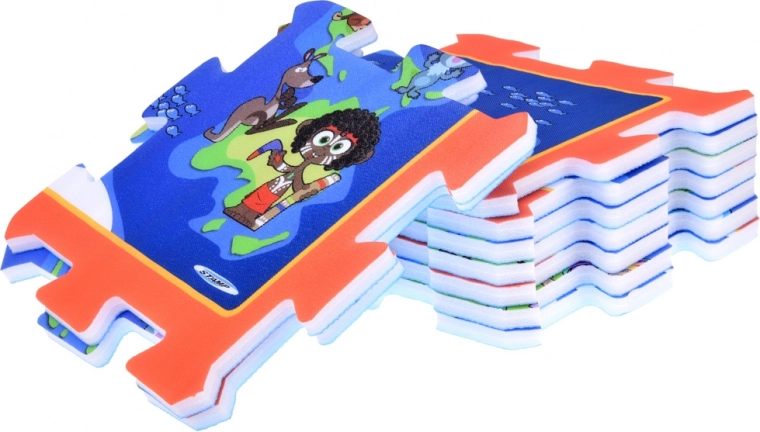 Měkká, bezpečná a protiskluzová pěna