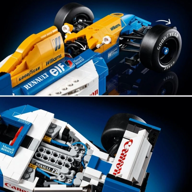 Kostky LEGO Icons Williams Racing FW14B a Nigel Mansell