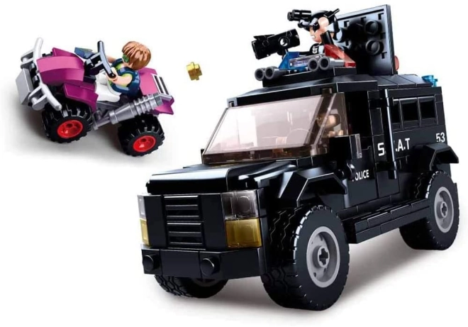 Akční SWAT vůz plný detailů