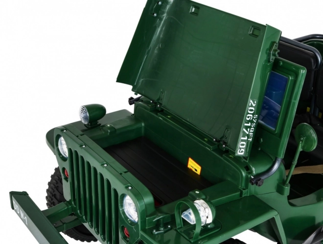 Dětský vojenský retro terénní vůz 4x4