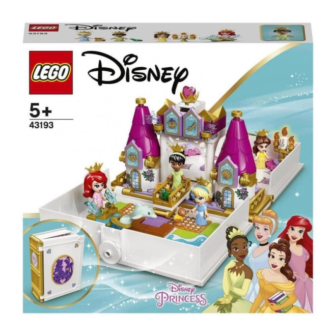 LEGO Disney Princess 43193 Pohádková kniha dobrodružství Ariel, Kráska, Popelka a Tiana
