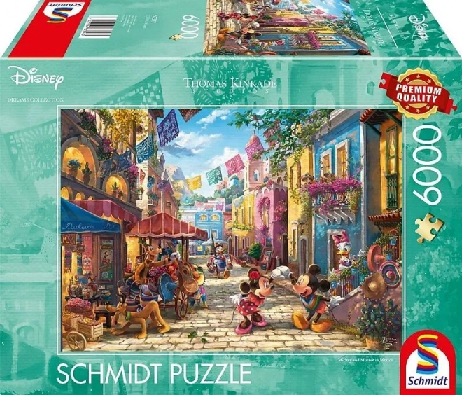SCHMIDT Puzzle Mickey a Minnie v Mexiku 6000 dílků