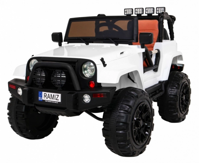 Dětské elektrické autíčko All Terrain Jeep Bílý
