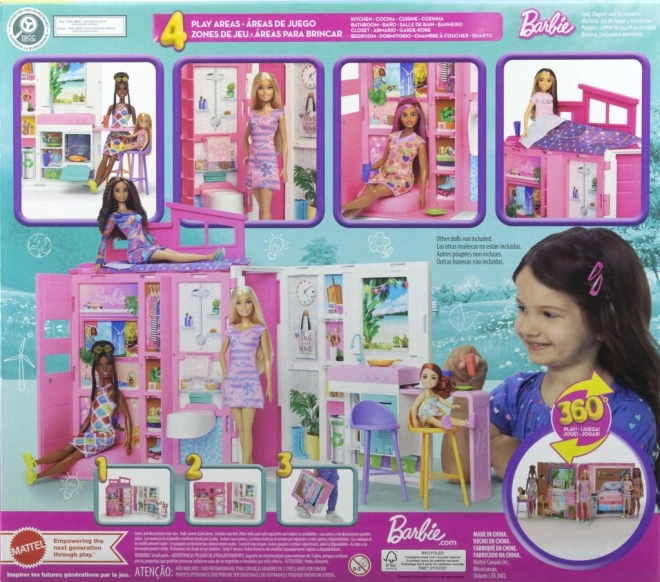 Sada útulného domečku pro panenku Barbie