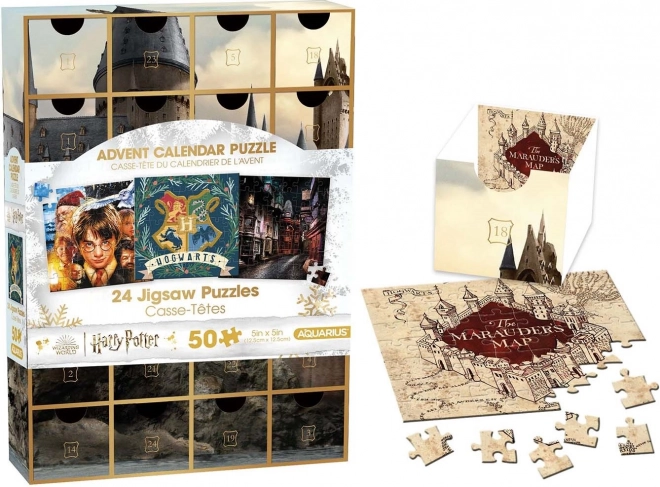 Adventní kalendář Harry Potter Puzzle 24x50 dílků