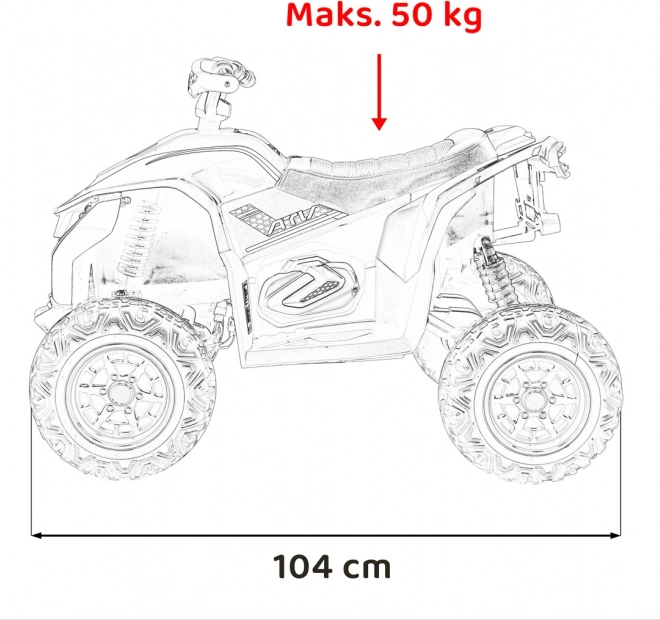 Čtyřkolka Fast Wheel – Modrá