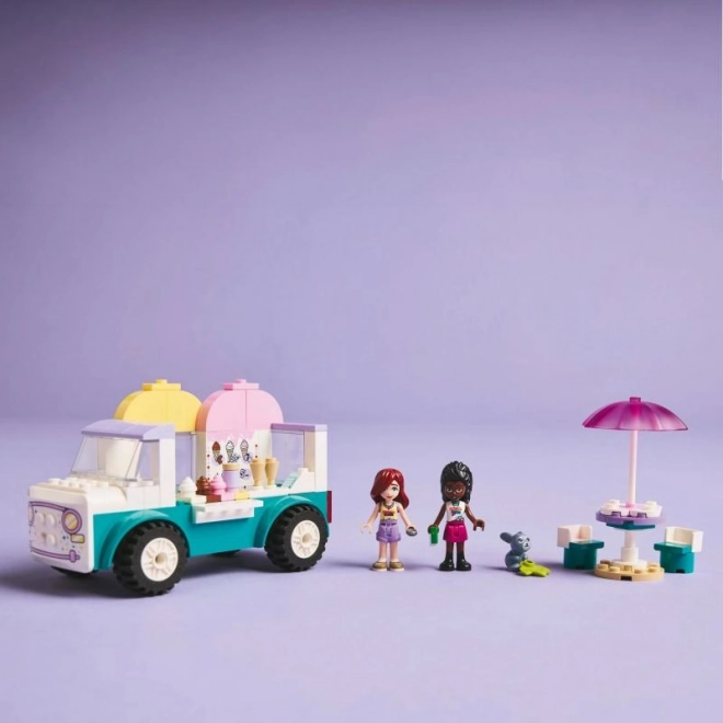 Lego Friends zmrzlinářská dodávka v Heartlake městě