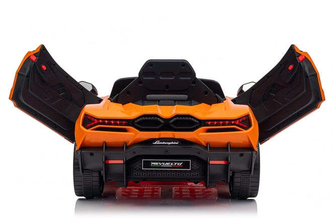 Dětské elektrické auto Lamborghini Revuelto oranžové