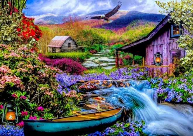 Puzzle Horská idylka 1500 dílků