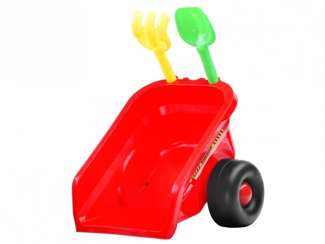 Jeździk Traktor s Přívěsem – Červená