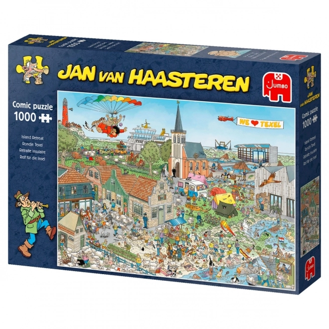 JUMBO Puzzle JvH Let nad ostrovem 1000 dílků