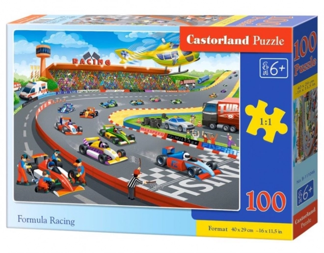 Puzzle Závody Formulí