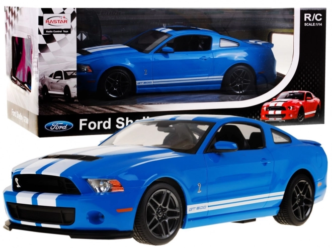RC auto Ford Shelby GT500 od Rastar na dálkové ovládání červené – Modrý