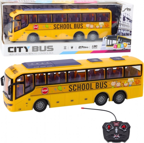 Závodní žlutý školní autobus RC 1:30 s dálkovým ovládáním