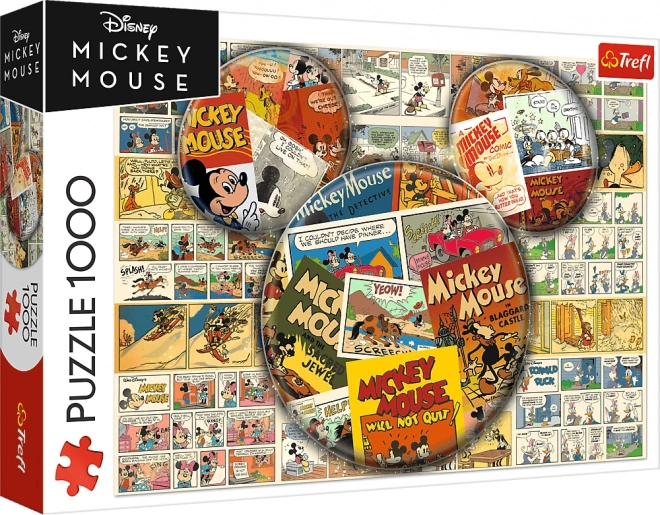 TREFL Puzzle Komiksový Mickey Mouse 1000 dílků
