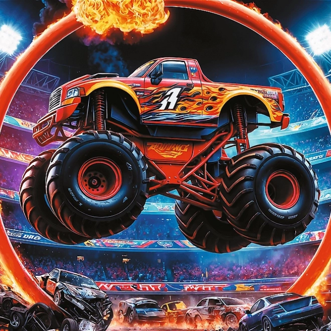 Puzzle Monster Truck 60 dílků