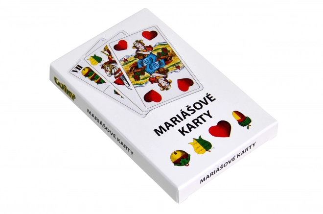 Karta Mariáš v papírové krabičce