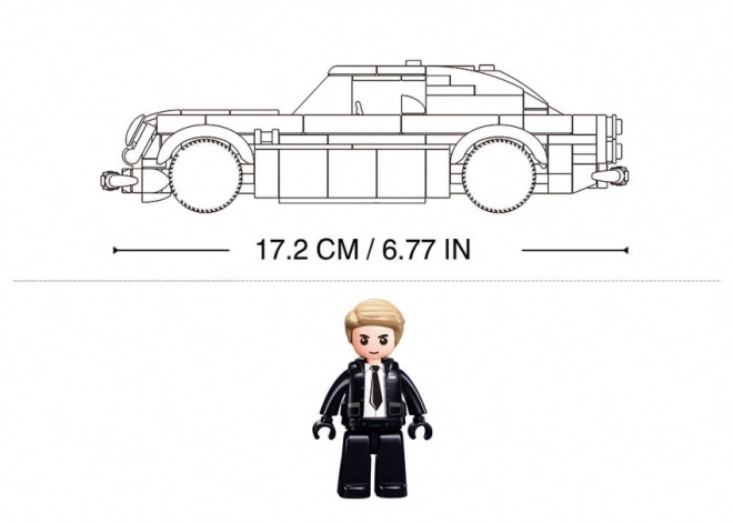 Sluban ModelBricks auto tajného agenta