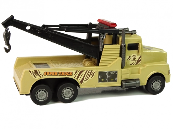 Auto Tow Truck Roadside Assistance 1:10 – Rope Military Brown