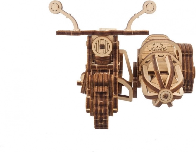 Ugears 3D dřevěné mechanické puzzle Harry Potter Hagridova létající motorka
