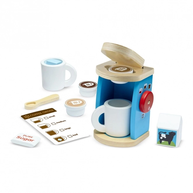 Dřevěná sada na přípravu kávy pro děti Melissa & Doug