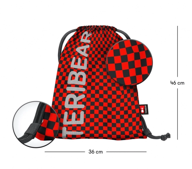 BAAGL SET 3 Skate TERIBEAR: batoh, penál a sáček