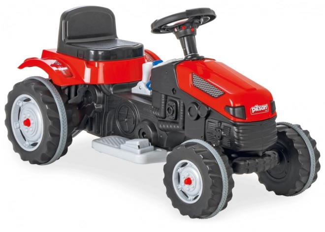 Traktor elektrický červený na baterie