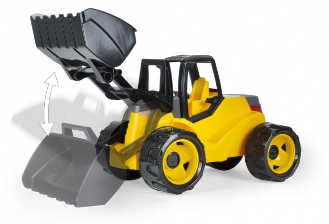 Velký žlutočerný nakladač Giga Trucks