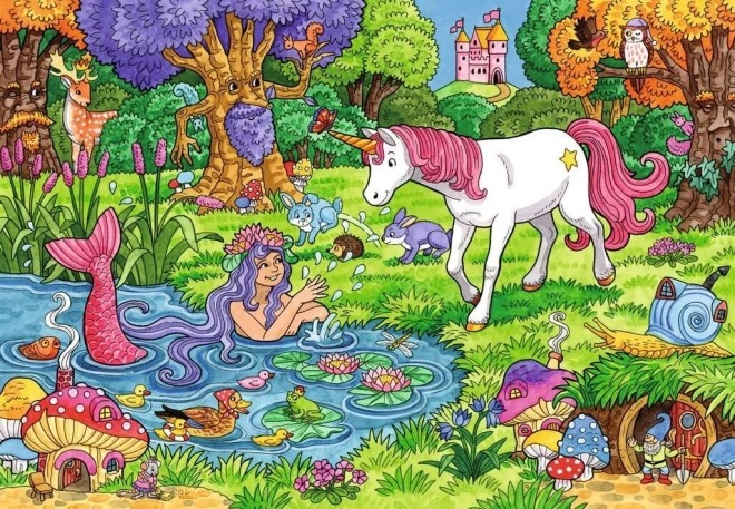 Ravensburger puzzle Kouzelný les 2x24 dílků