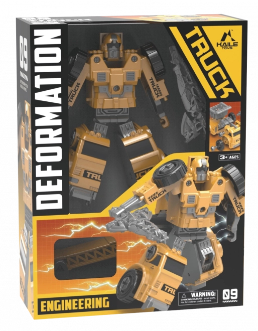 Transformer nákladní auto a robot hračky