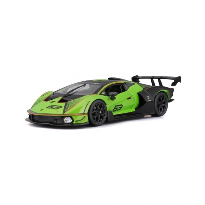 Bburago 1:24 Dirka Lamborghini Essenza SCV12 – Zelené