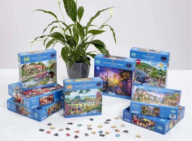 Gibsons panoramatické puzzle Kachní farma 636 dílků
