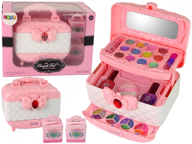 Beauty Set in Trunk Pink White