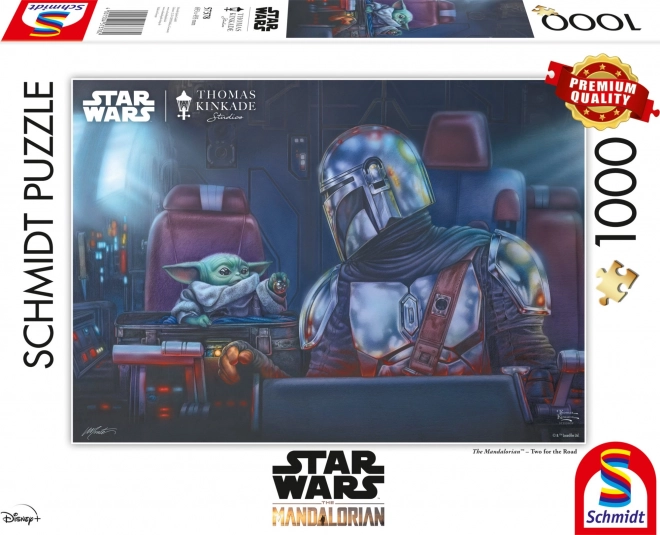 Puzzle Mandalorian: Dva na cestě 1000 dílků