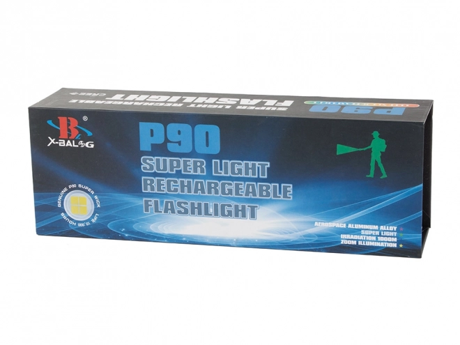 Vojenská taktická svítilna s Cree LED XHP90 Zoom Balong