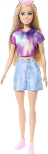 Barbie panenka Malibu – batikovaný outfit a doplňky