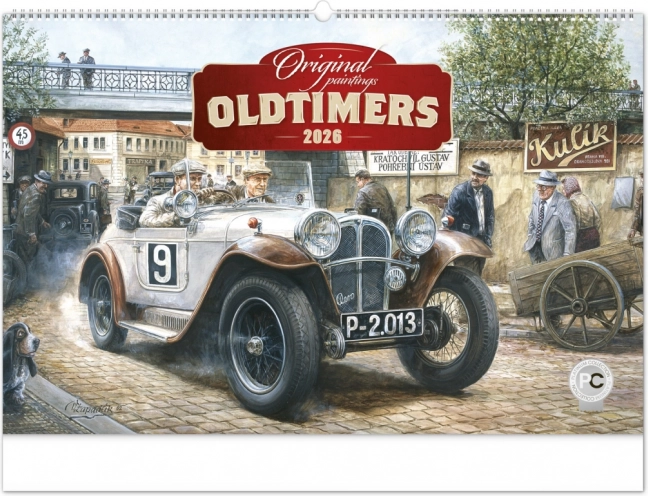 Nástěnný kalendář Oldtimers Václav Zapadlík 2026